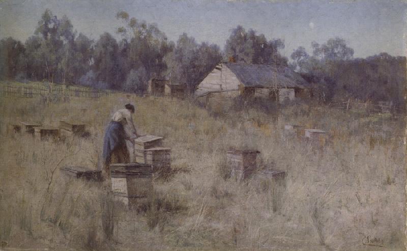 Clara Southern An old bee farm oil painting image